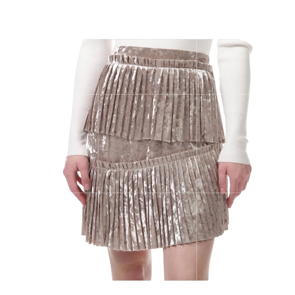 Listicle Accordion Pleated Skirt L